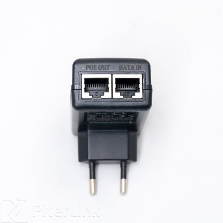Блок питания с гигабитным PoE инжектором ПитерЛинк B2B