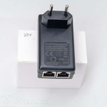 Блок питания с гигабитным PoE инжектором ПитерЛинк B2B